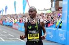 Mo Farah after winning the mens 2014 BUPA Great North Run. Photo: David T. Hewitson/Sports for All Pics